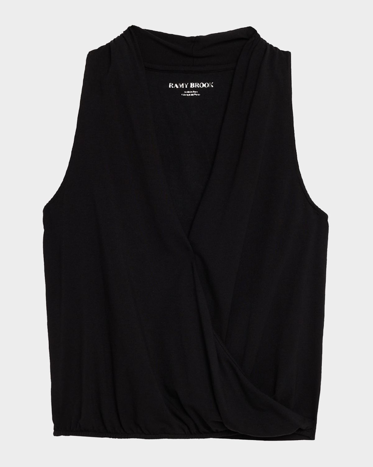 Ramy Brook Jenny Surplice Tank Top