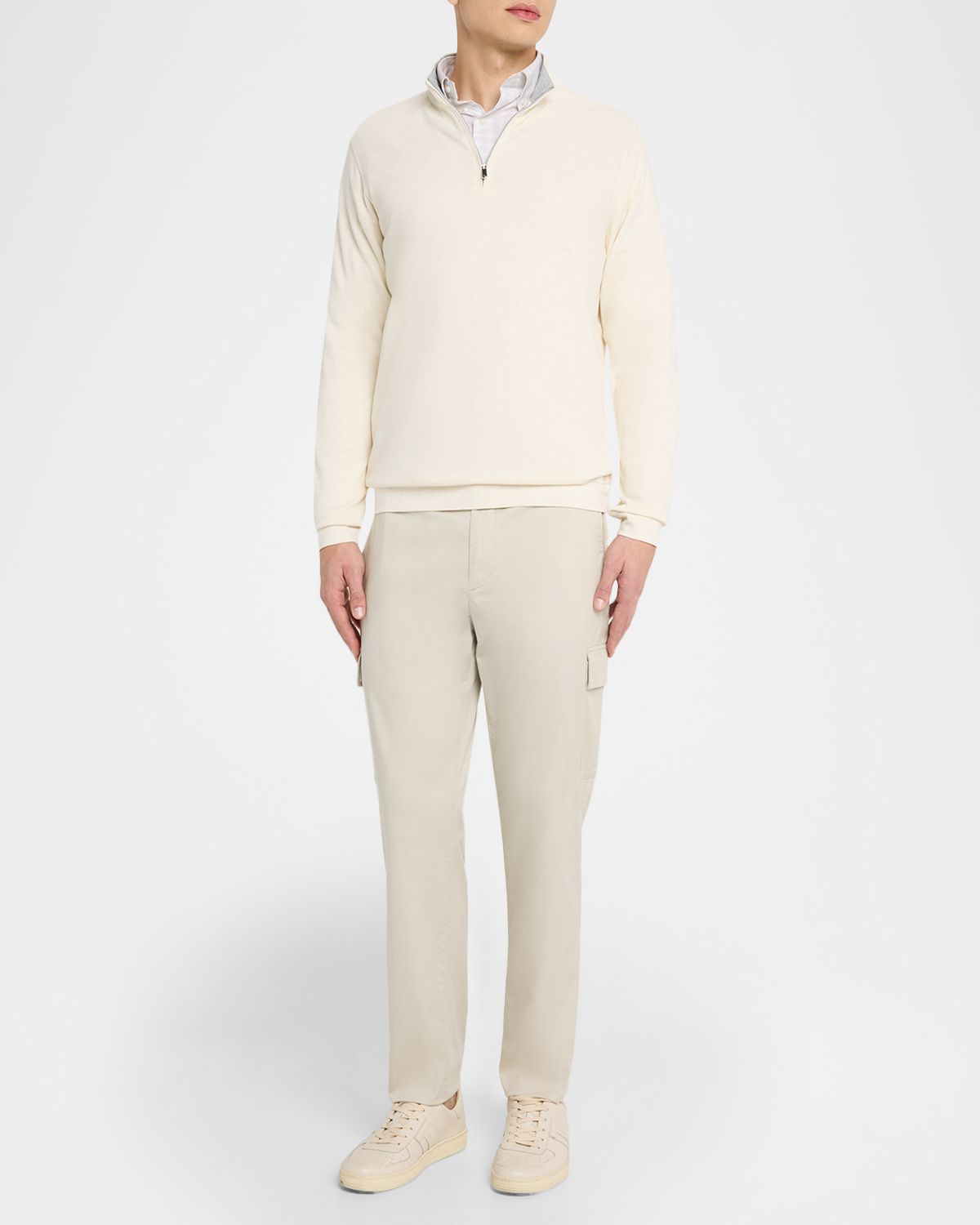 Peter Millar Men 's Crown Comfort Quarter-Zip Pullover Sweater