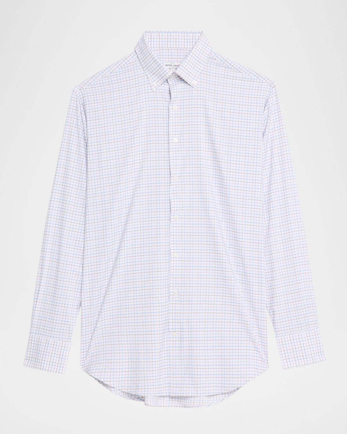 Peter Millar Men 's Rommel Performance Twill Plaid Sport Shirt