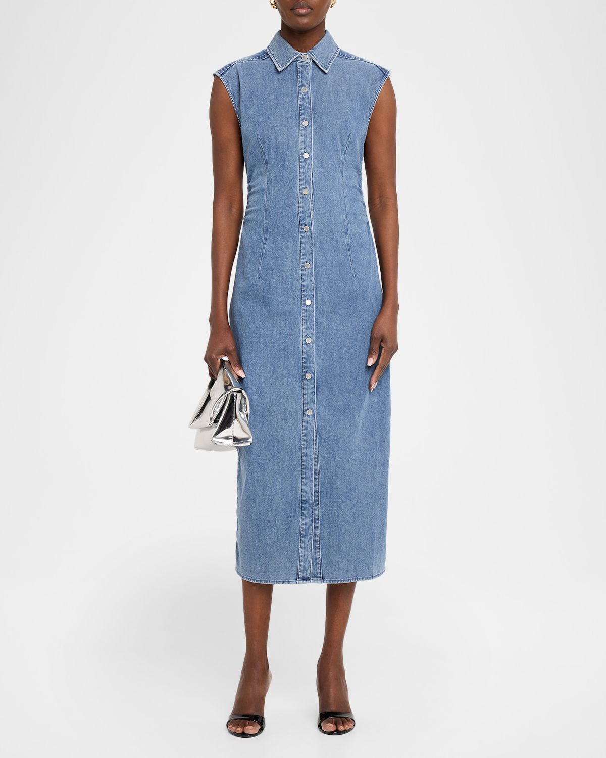 Rag & Bone Airflex Leah Slim Midi Dress