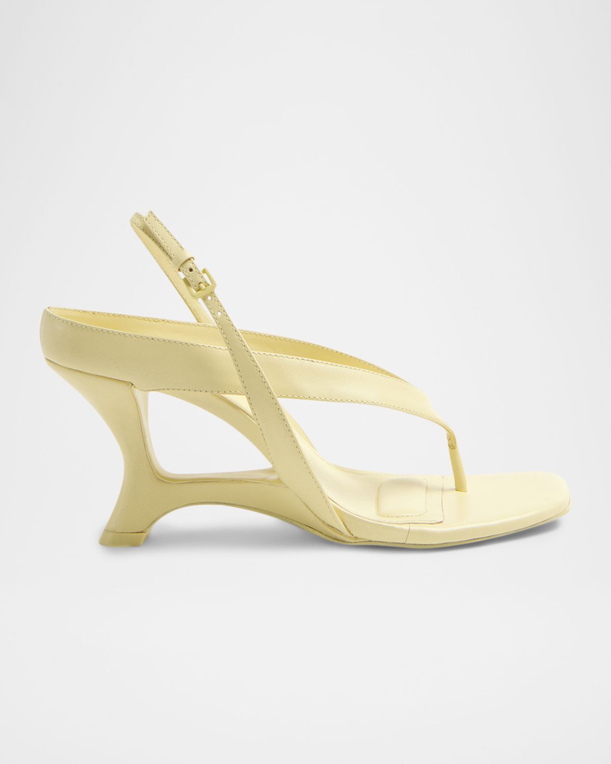 SIMKHAI Darya Leather Wedge Thong Sandals | Thumbnail 3 SIMKHAI Darya Leather Wedge Thong Sandals | Thumbnail 3