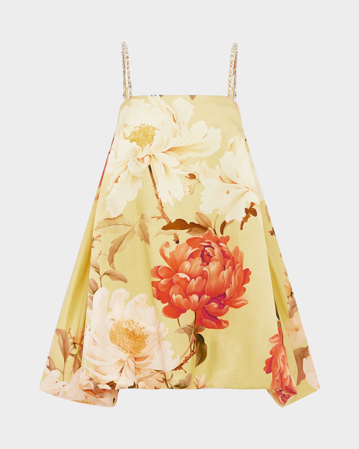 LEO LIN Patsy Crystal-Embellished Bubble Mini Dress