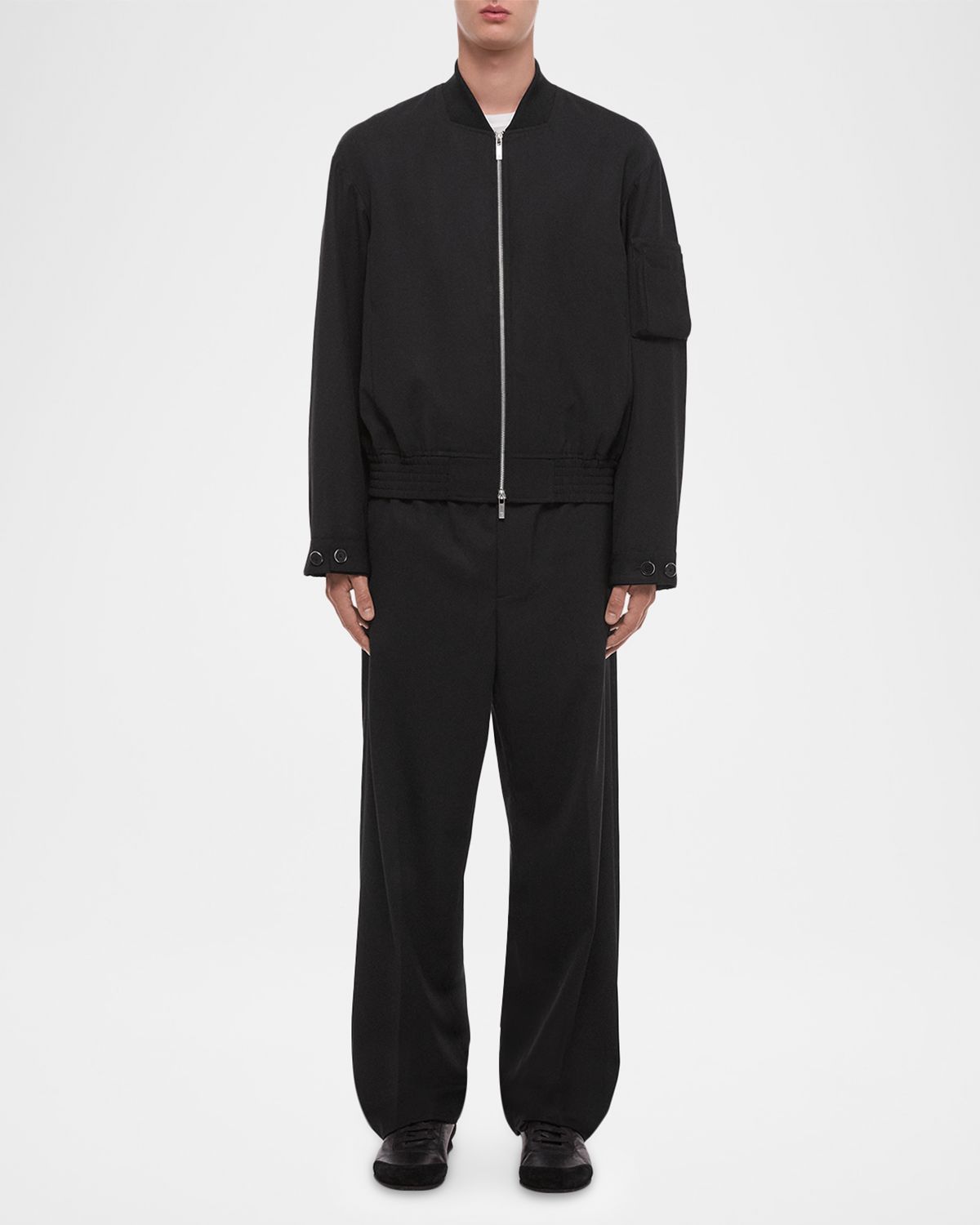 Helmut Lang Men 's HL001 Wool Bomber Jacket