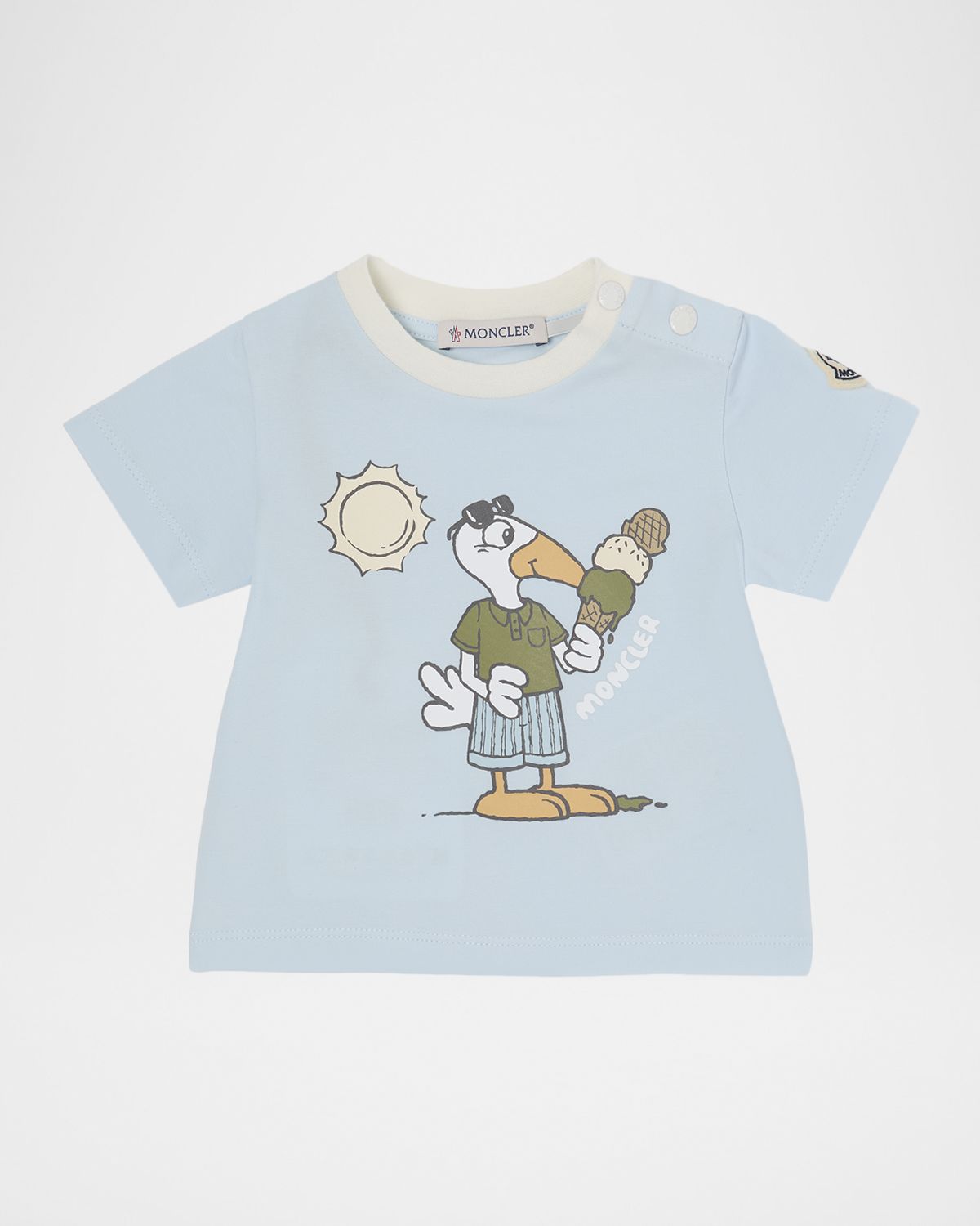 Moncler Boy 's MonDuck Graphic-Print Cotton T-Shirt, Size 6M-3