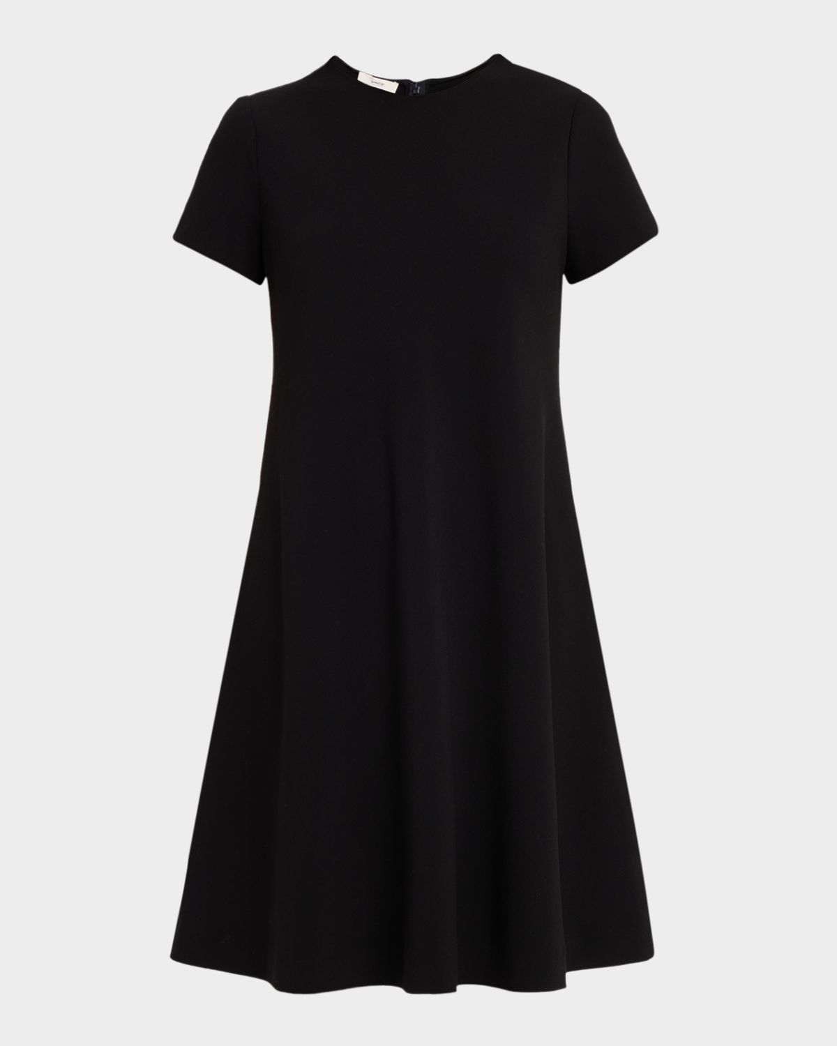 Vince Bias Short-Sleeve Mini Dress