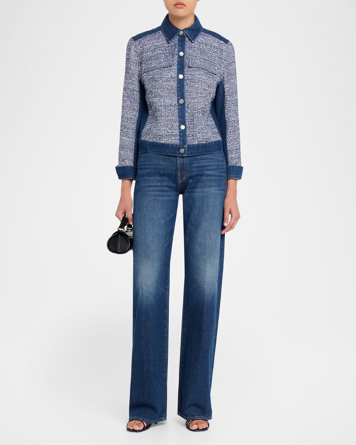 Kobi Halperin Gracie Textured Denim Jacket