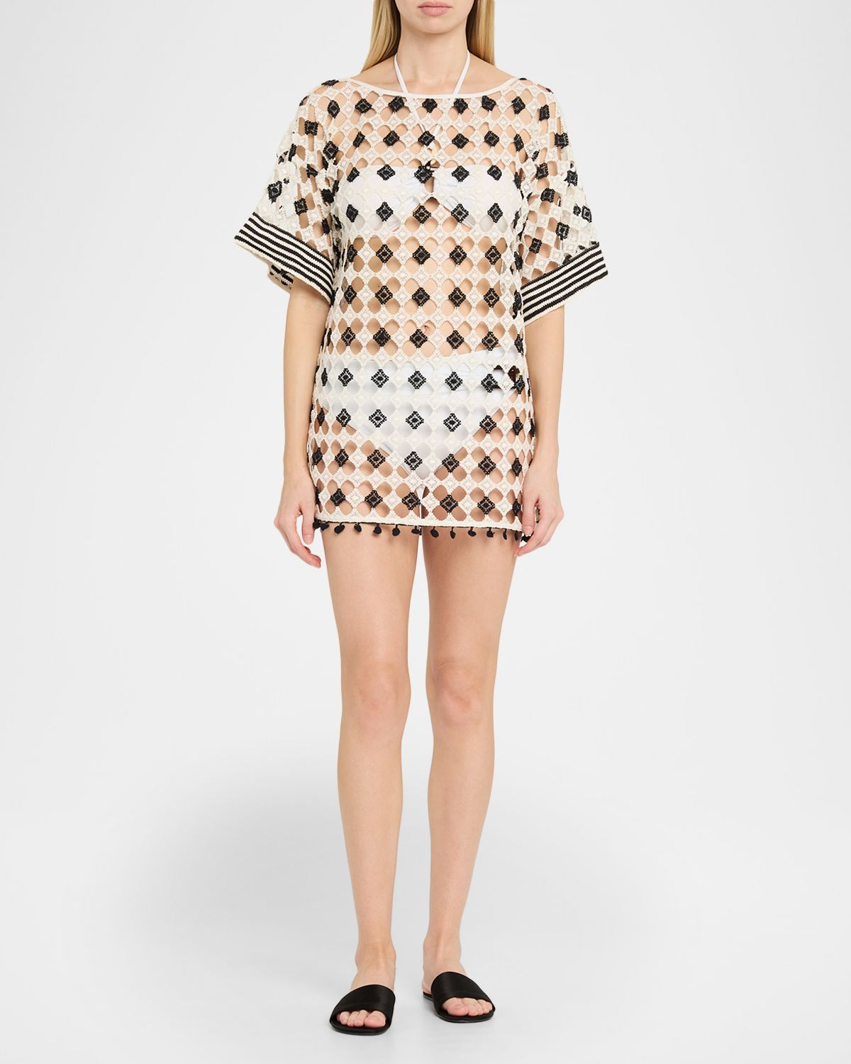 Ramy Brook Betsy Crochet Sun Dress Coverup