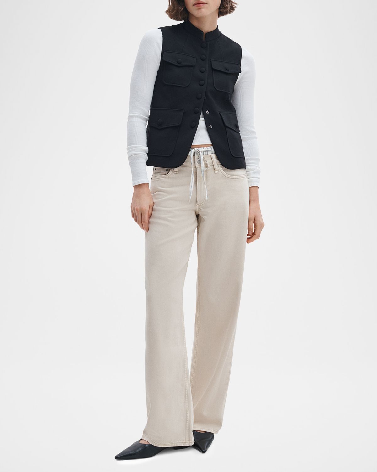 Rag & Bone Mercer Ponte Knit Vest