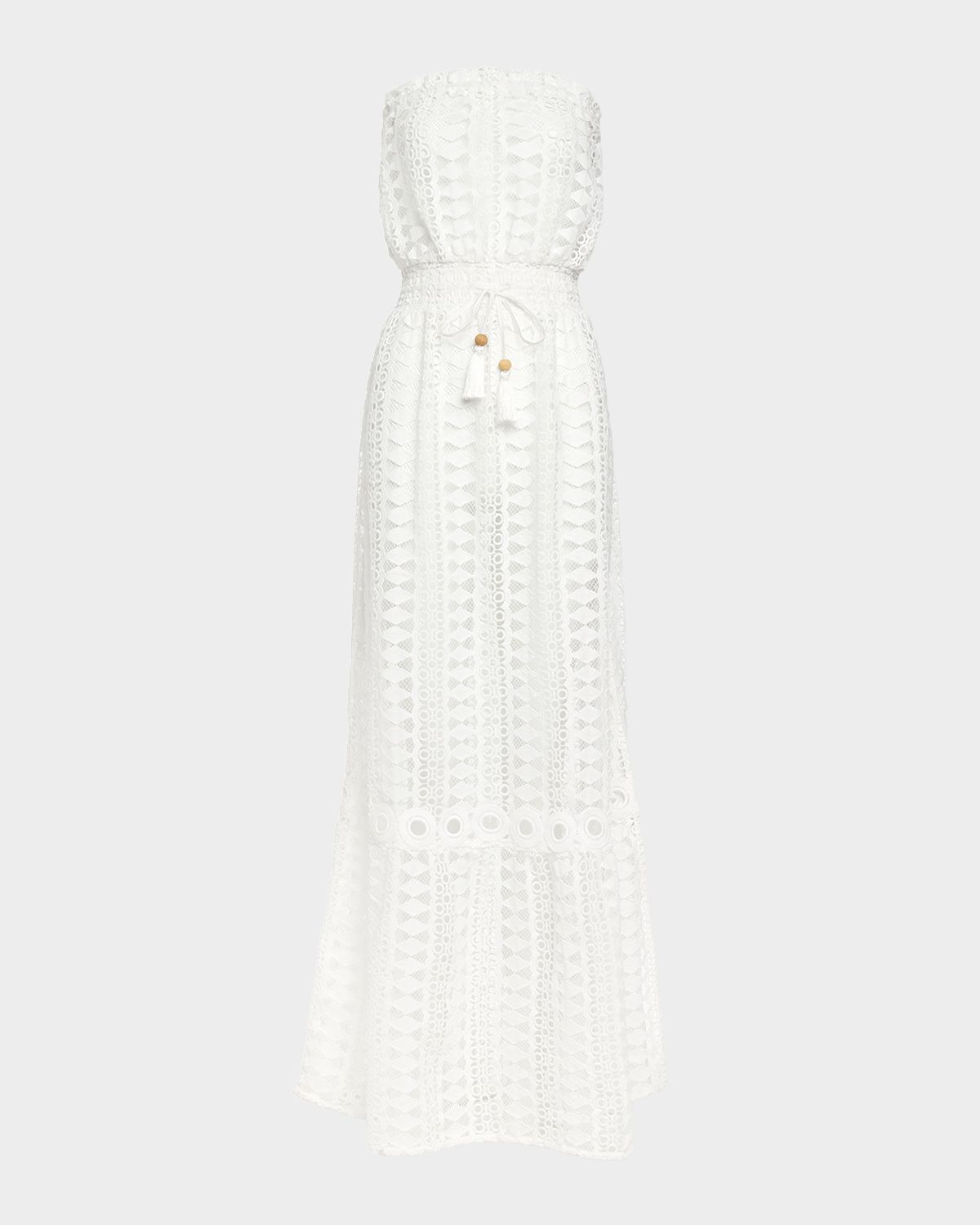 Ramy Brook Henrietta Embroidered Strapless Maxi Dress