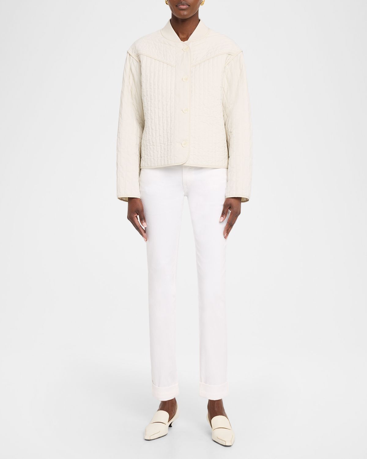 Rag & Bone Margot Quilted Bomber Jacket