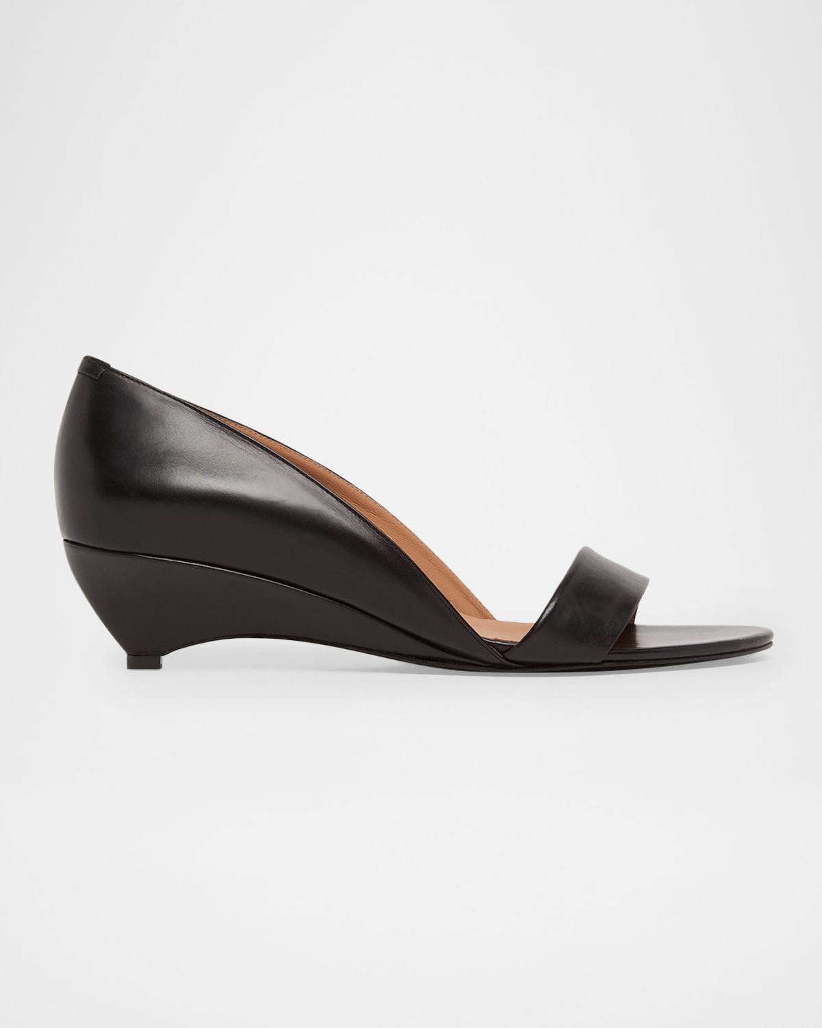 Jil Sander 35mm Leather Wedge Sandals