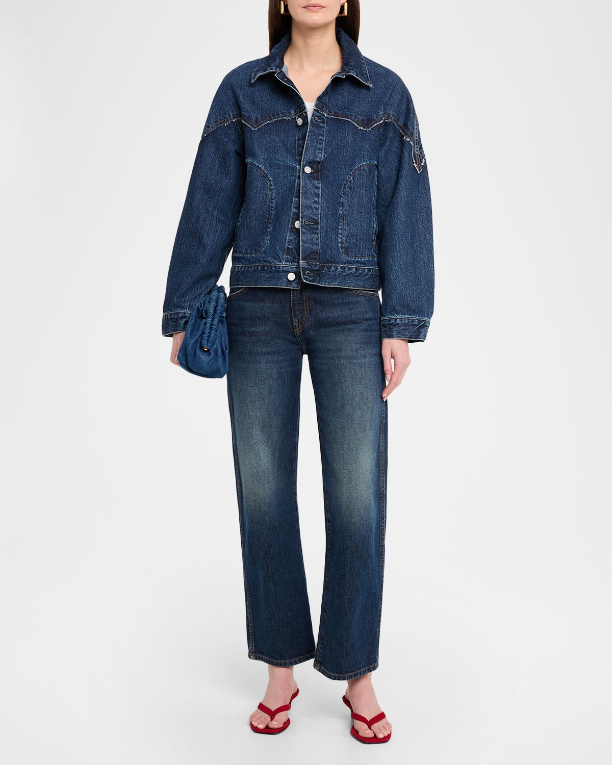 MOUSSY VINTAGE Whitman Western Denim Jacket