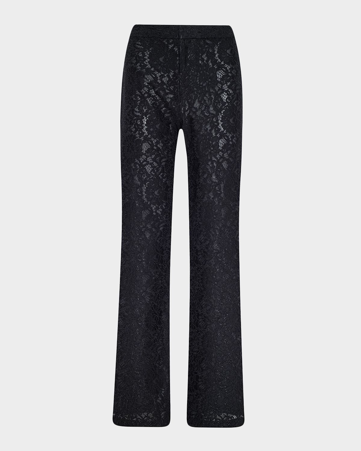 L 'Agence Livvy Lace Straight-Leg Trousers