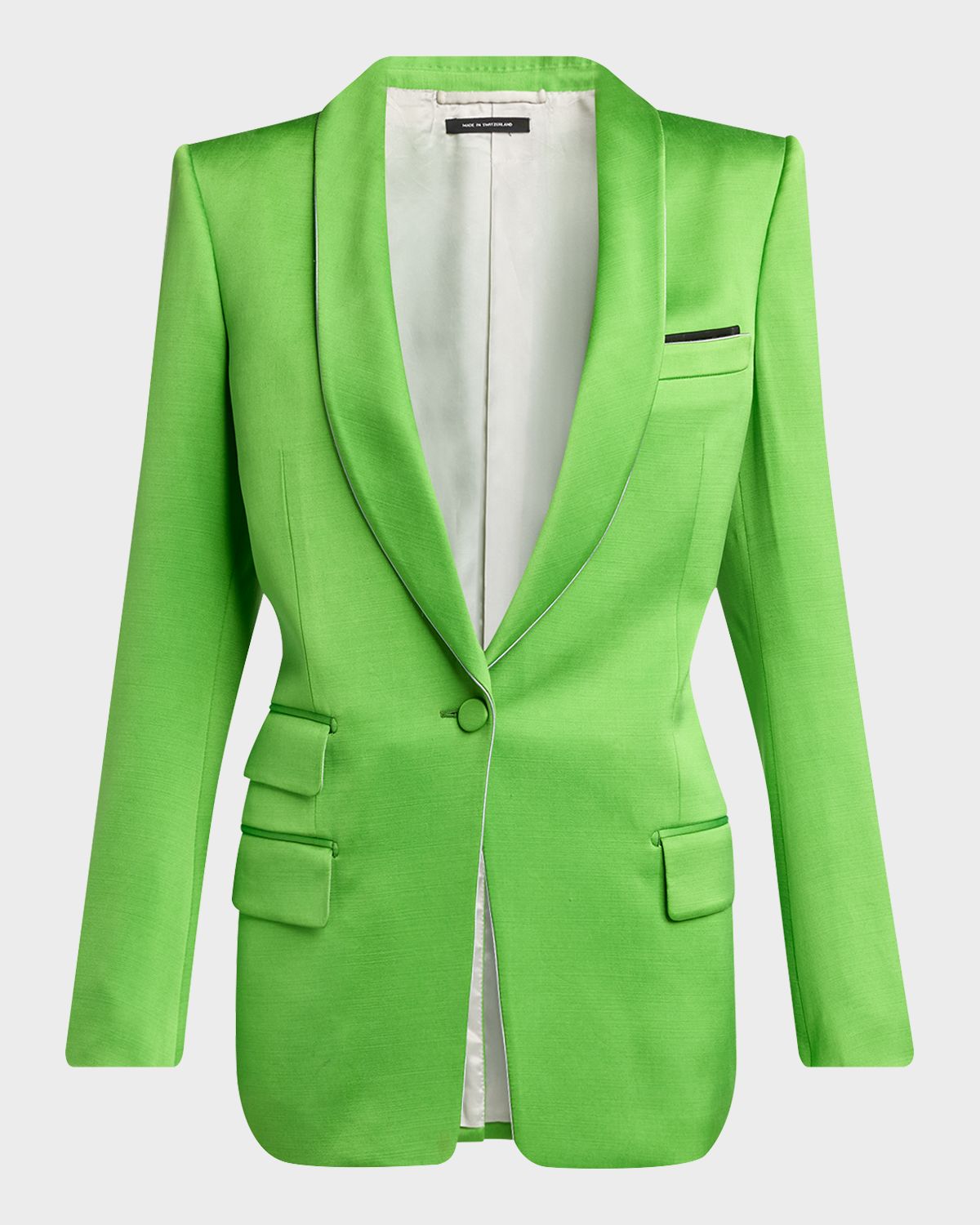 TOM FORD Single-Breasted Silk-Wool Blazer Jacket