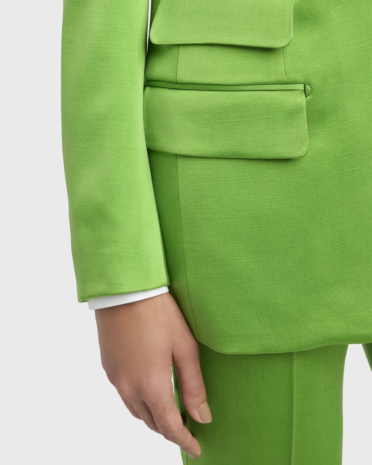 TOM FORD Single-Breasted Silk-Wool Blazer Jacket | Thumbnail 5 TOM FORD Single-Breasted Silk-Wool Blazer Jacket | Thumbnail 5