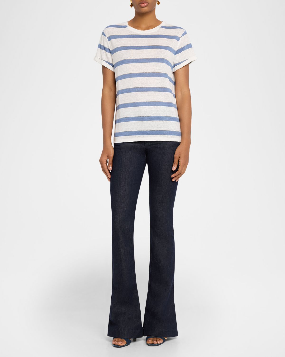 Kobi Halperin Kendall Striped Knit Tee