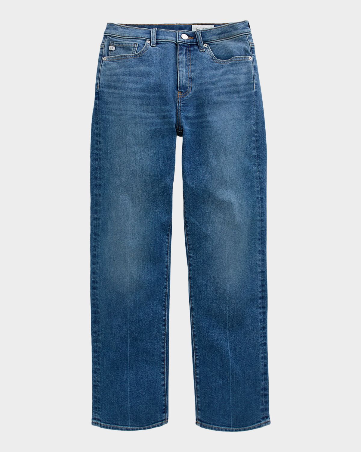 AG Jeans Brinley Straight-Leg Stretch Denim Jeans