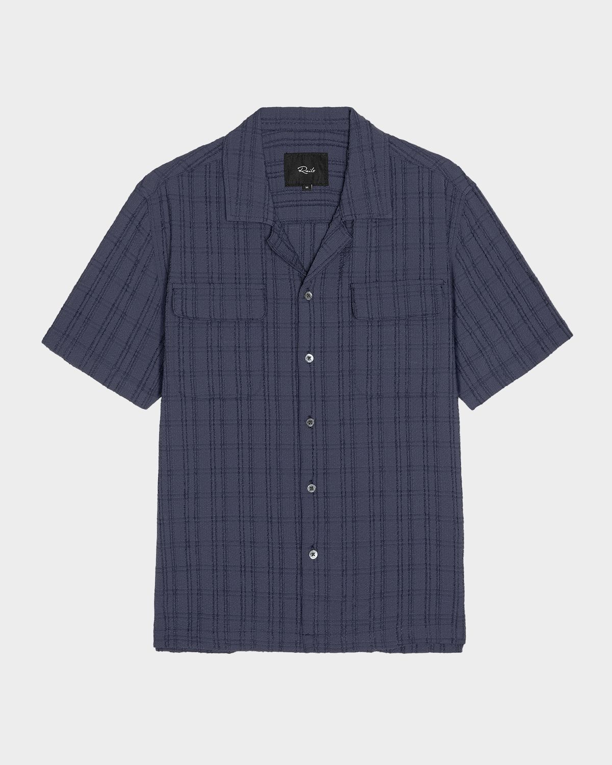 Rails Men 's Short-Sleeve Rook Shirt in Navy