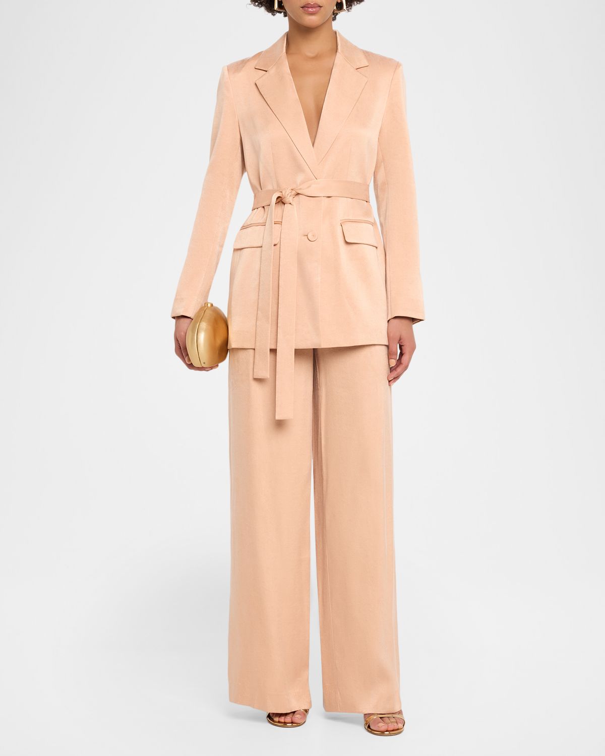 Kobi Halperin Jessi Belted Cotton Jacket