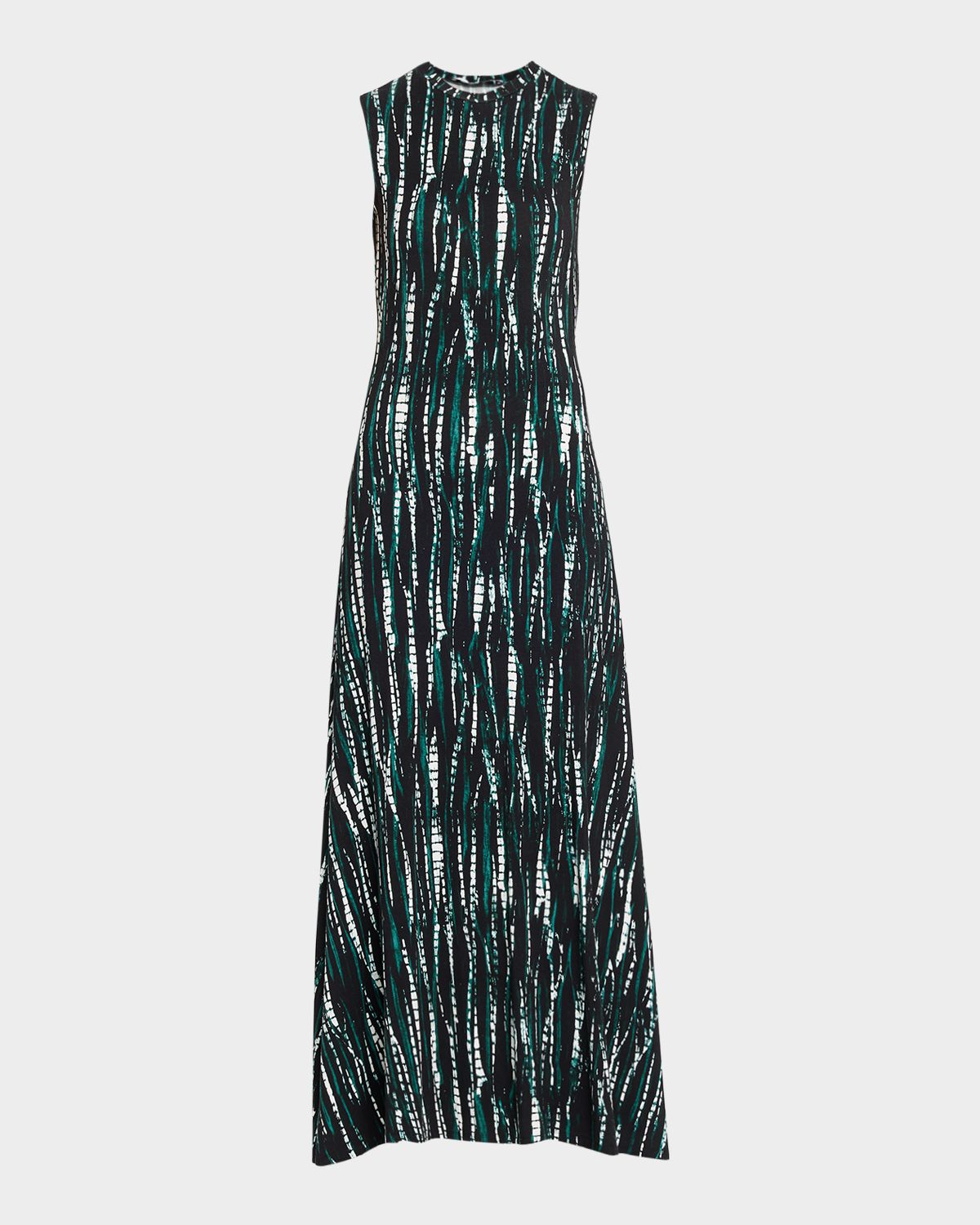 Proenza Schouler White Label Jordyn Sleeveless Abstract-Print Jersey Maxi Dress