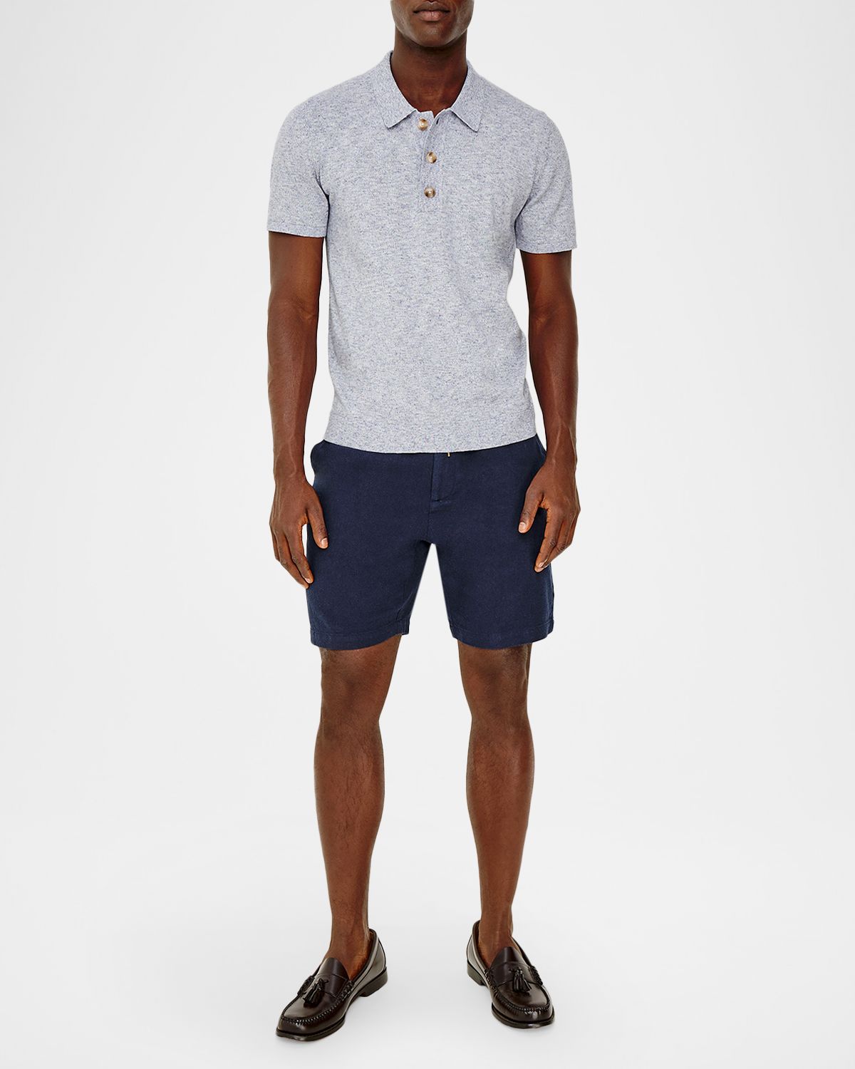 Rails Men 's Torin Polo Shirt in Tidal Haze