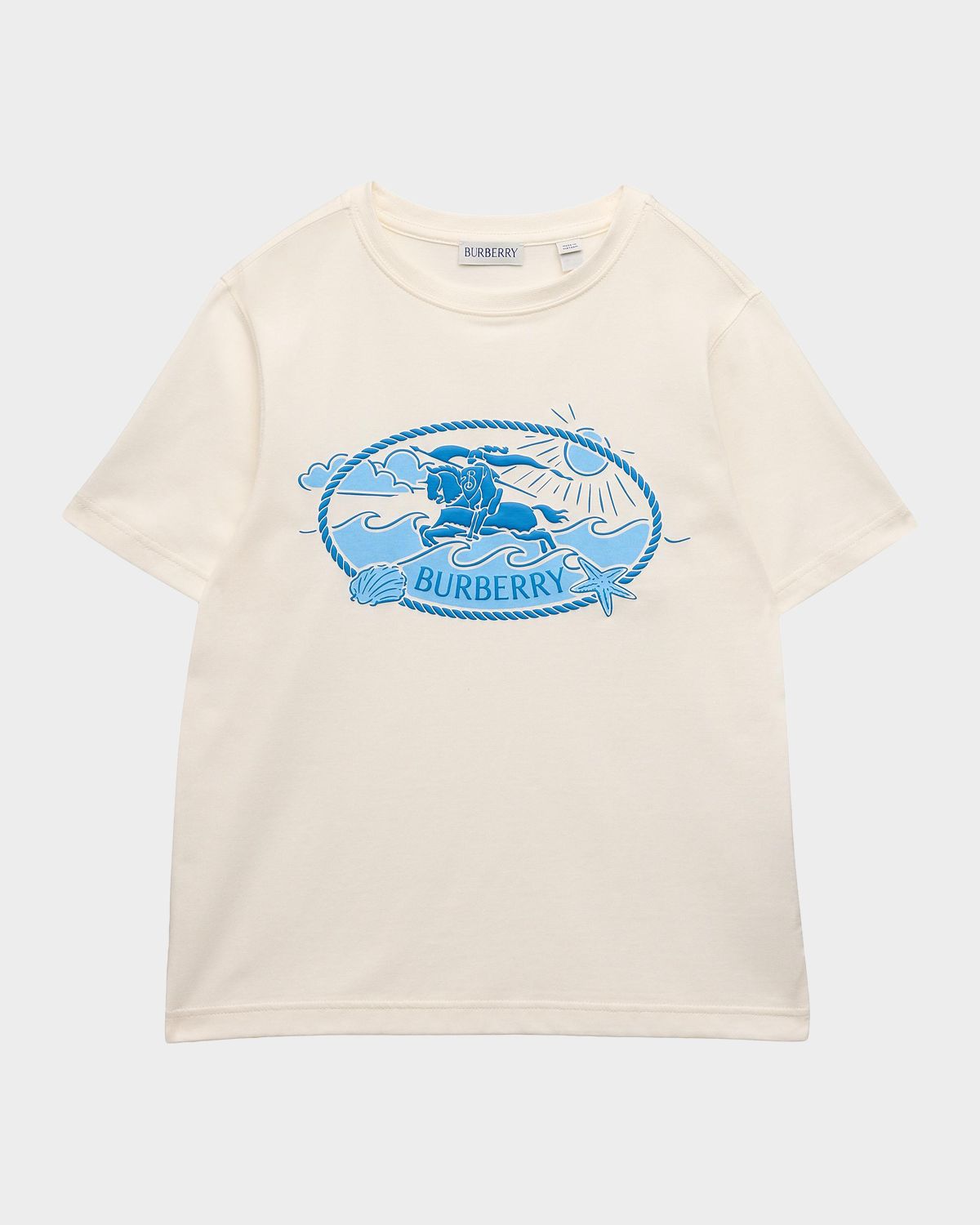 Burberry Boy 's Knight Stamp Cotton T-Shirt, Size 4-14