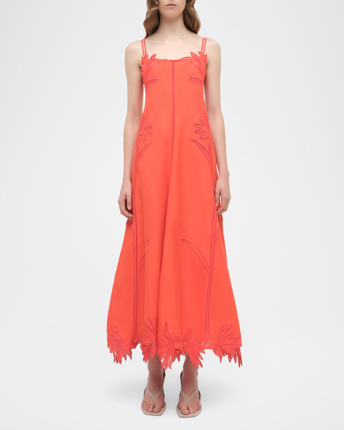SIMKHAI Ellery Embroidered Maxi Dress