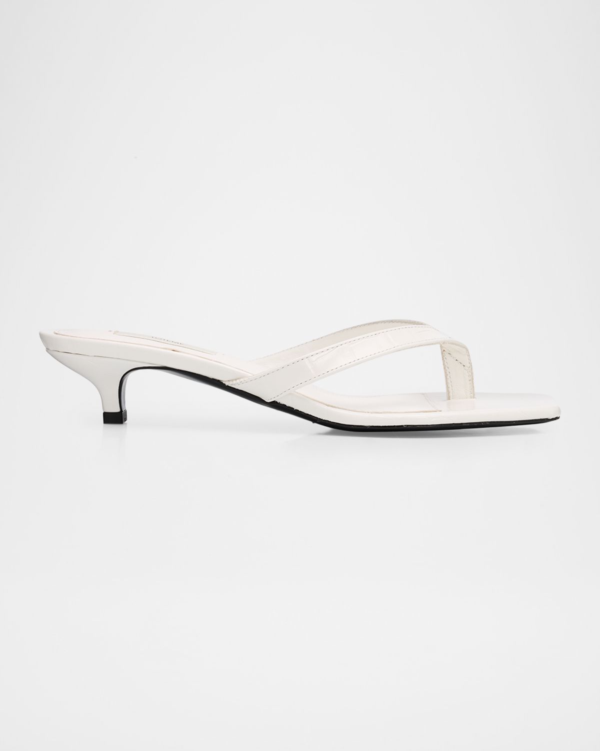 Toteme 35mm Croc-Embossed Leather Heeled Flip Flops | Thumbnail 7