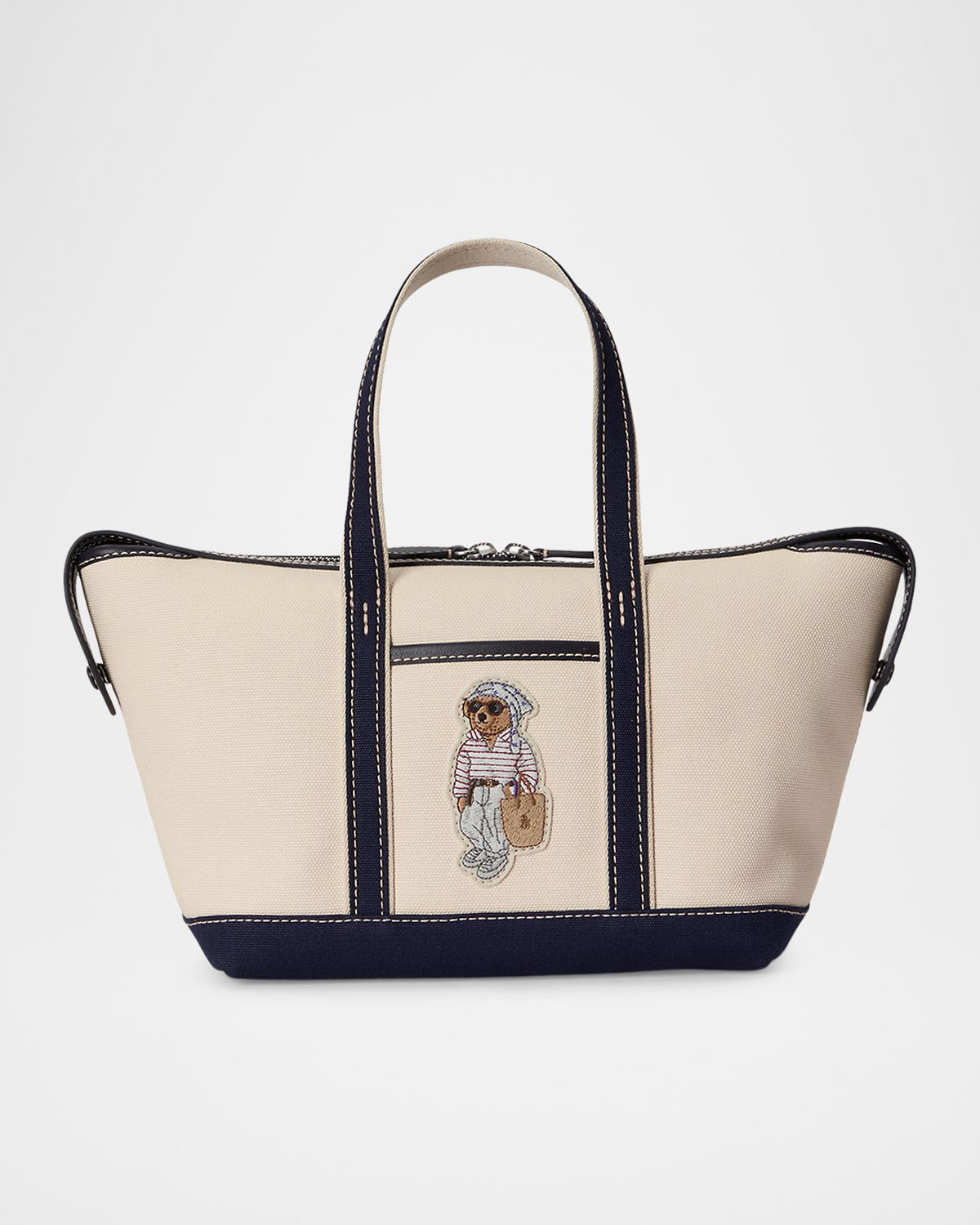 Polo Ralph Lauren Polo Bear Canvas Shopper Tote Bag