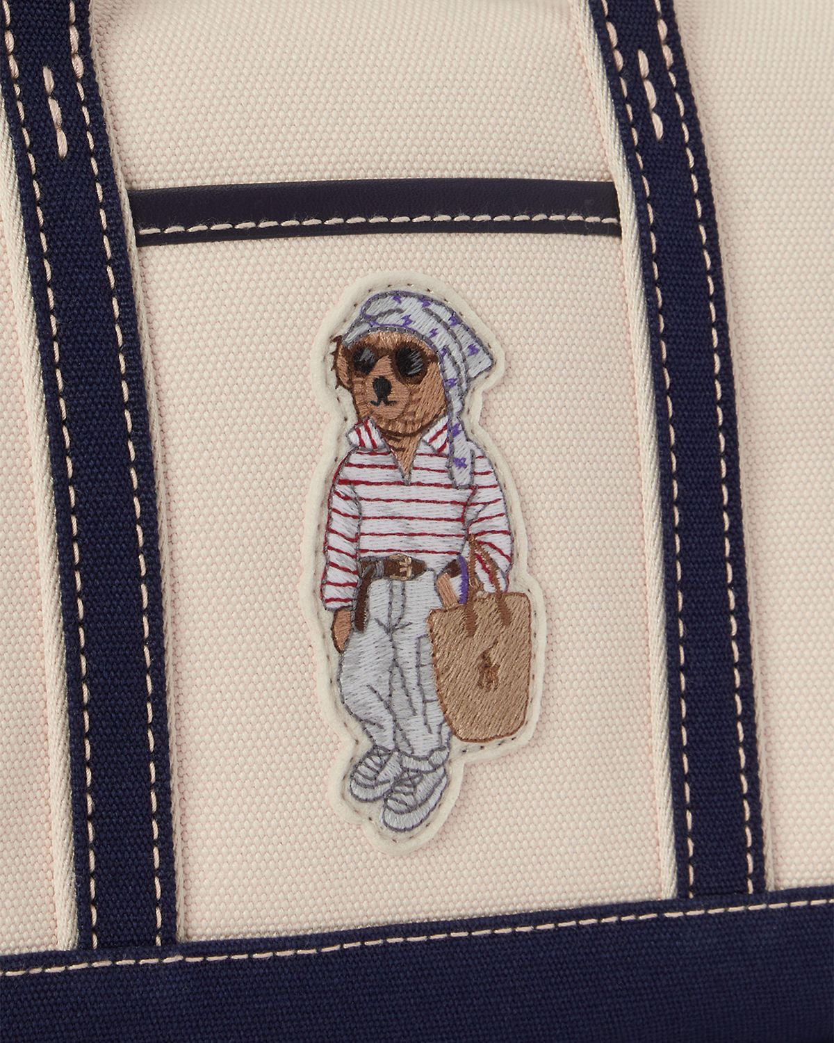Polo Ralph Lauren Polo Bear Canvas Shopper Tote Bag | Thumbnail 4 Polo Ralph Lauren Polo Bear Canvas Shopper Tote Bag | Thumbnail 4