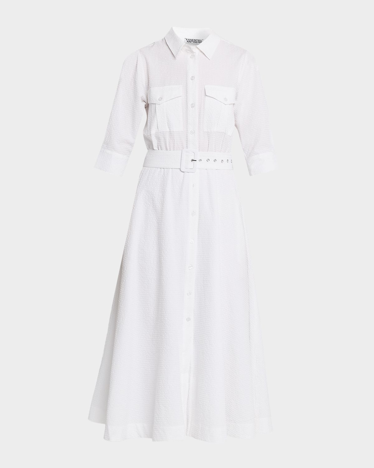 Essentiel Antwerp Jizo Belted Midi Shirtdress | Thumbnail 6 Essentiel Antwerp Jizo Belted Midi Shirtdress | Thumbnail 6