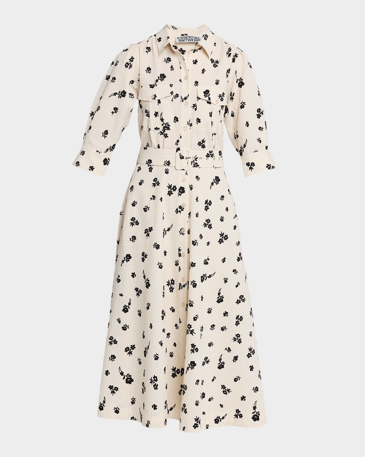 Essentiel Antwerp Jizo Belted Midi Shirtdress | Thumbnail 6 Essentiel Antwerp Jizo Belted Midi Shirtdress | Thumbnail 6