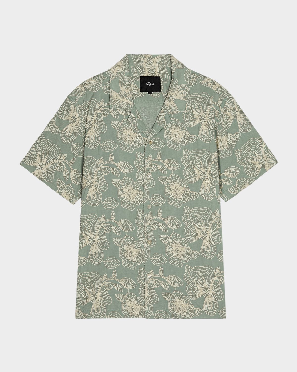 Rails Men 's Short-Sleeve Tyler Floral Shirt
