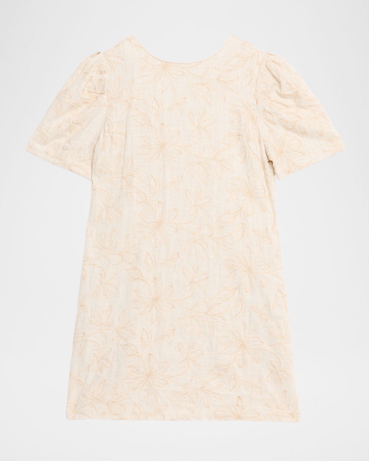 MISA Los Angeles Athela Floral Embroidered Mini Dress