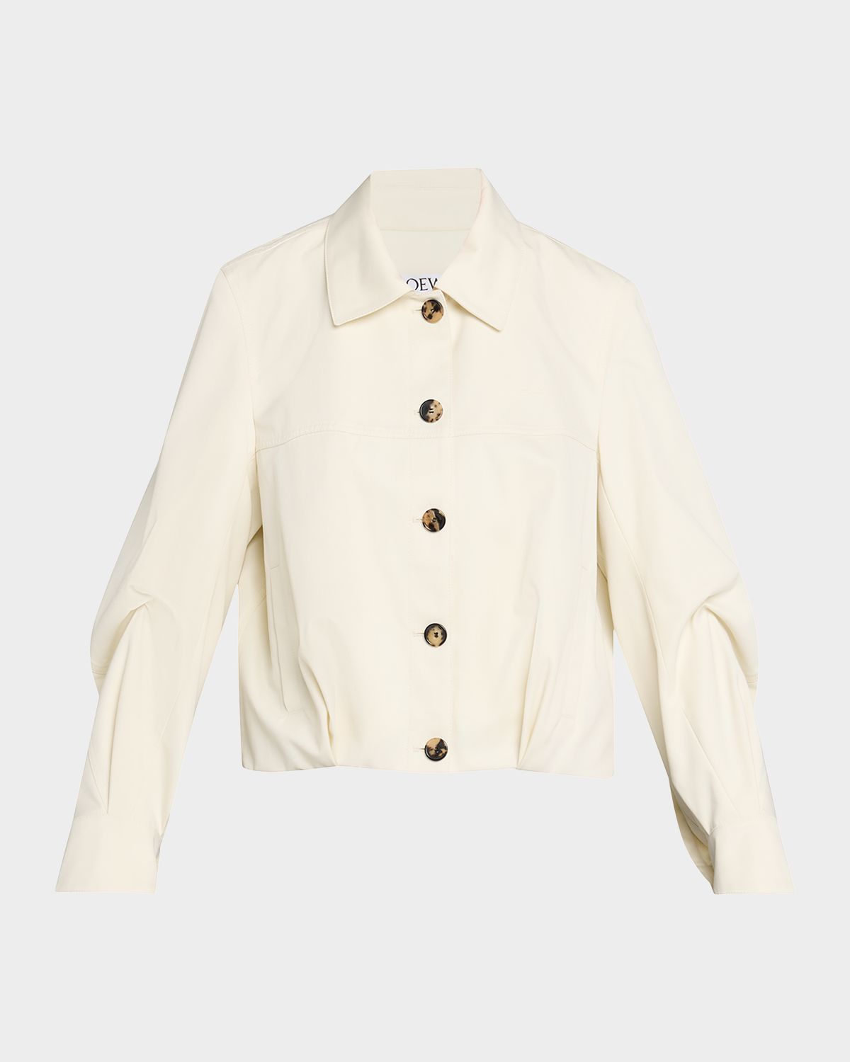 Loewe Single-Breasted Cotton Balloon Jacket