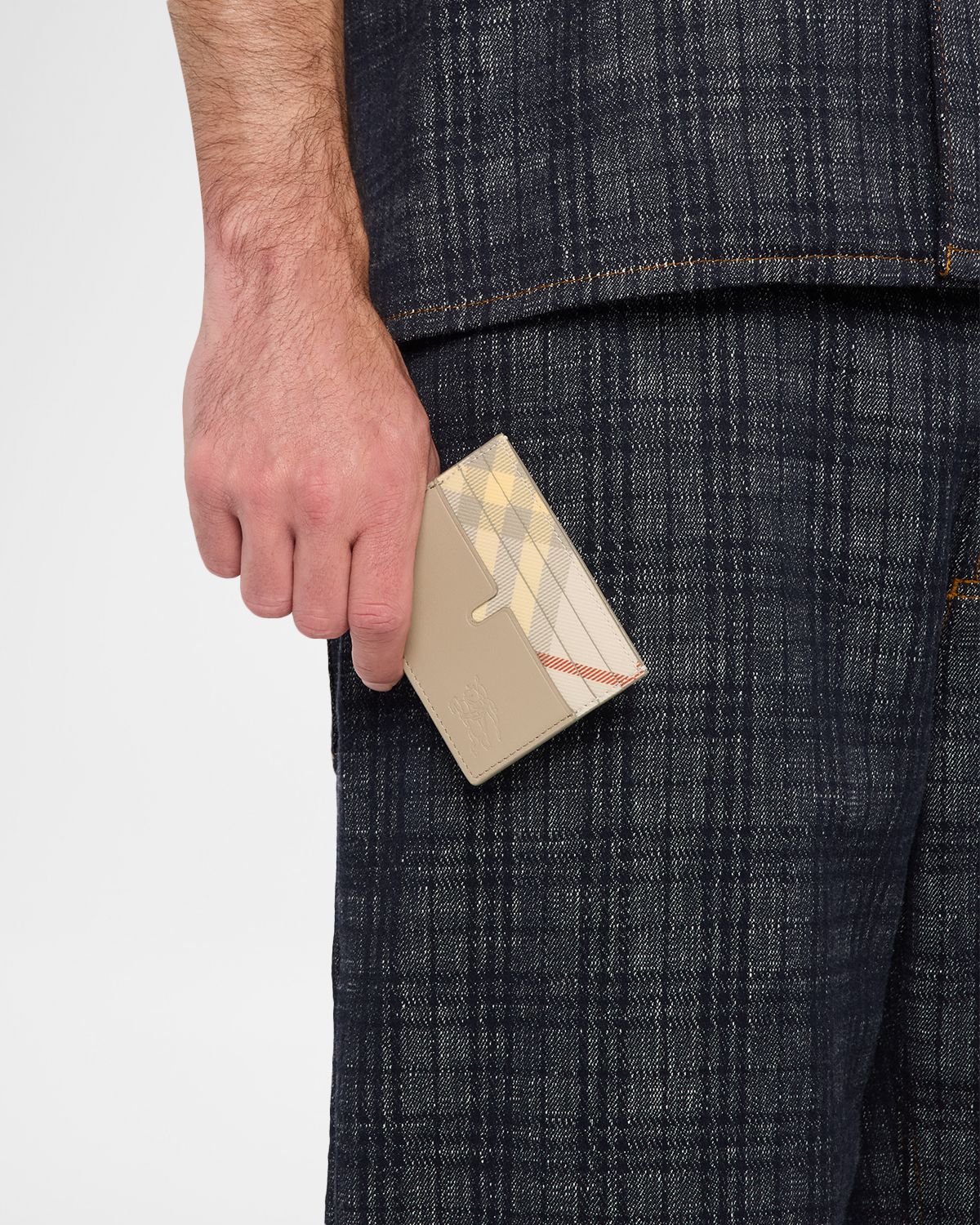 Burberry Men 's Sandon Tall Pop Card Case