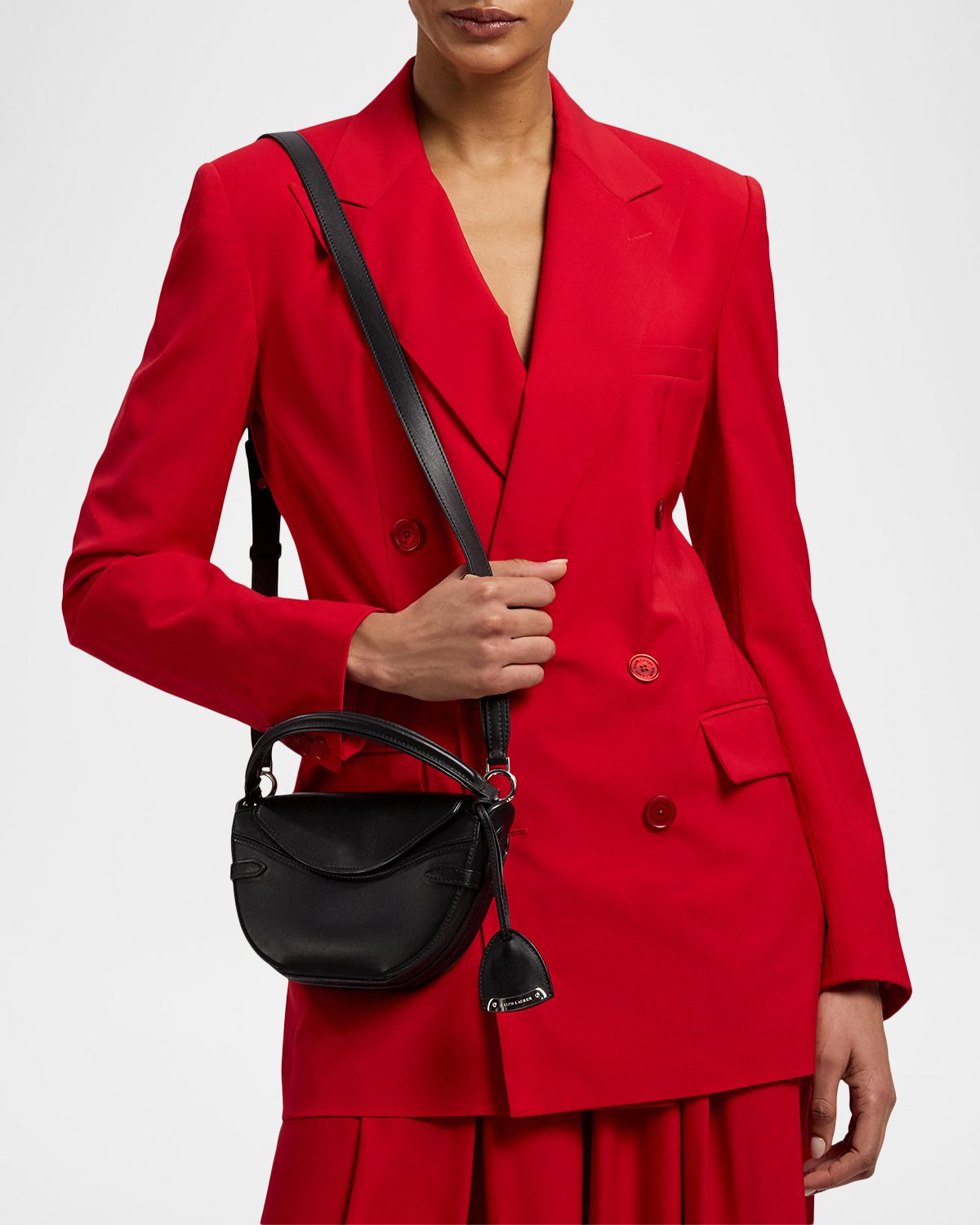 Ralph Lauren Collection The Ralph Mini Leather Crossbody Bag