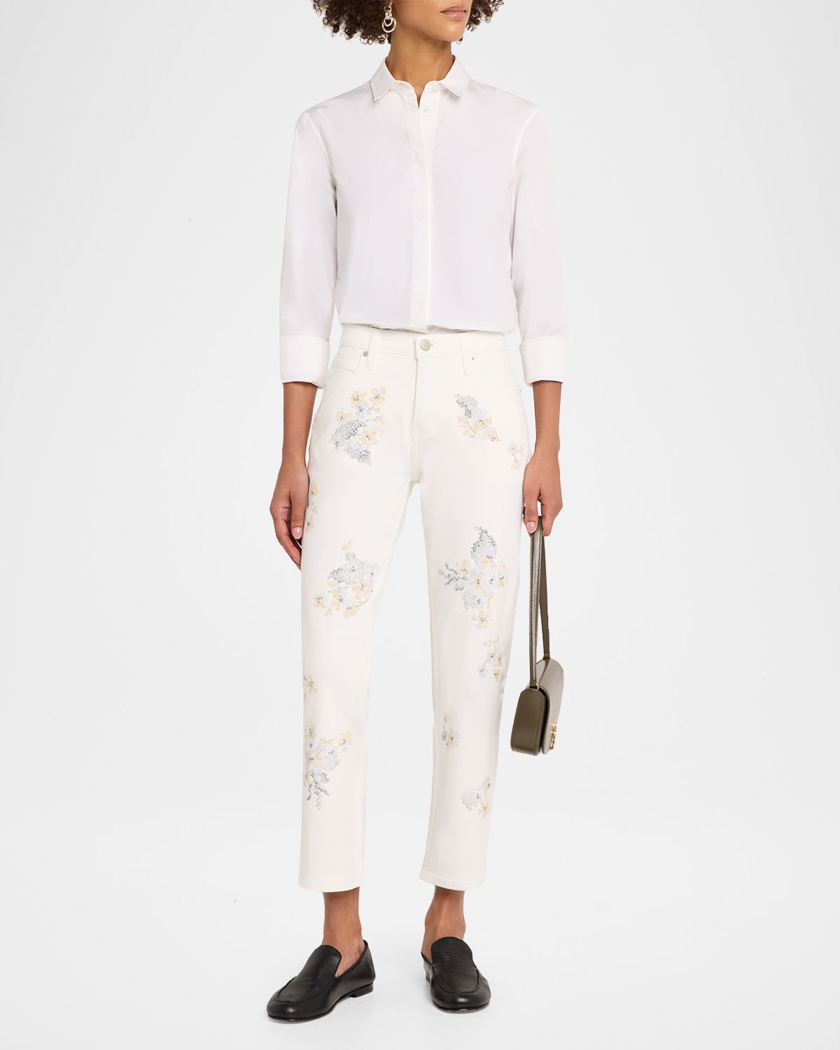 Libertine Porcelain Garden Embellished Slim-Leg Ankle Jeans | Thumbnail 2