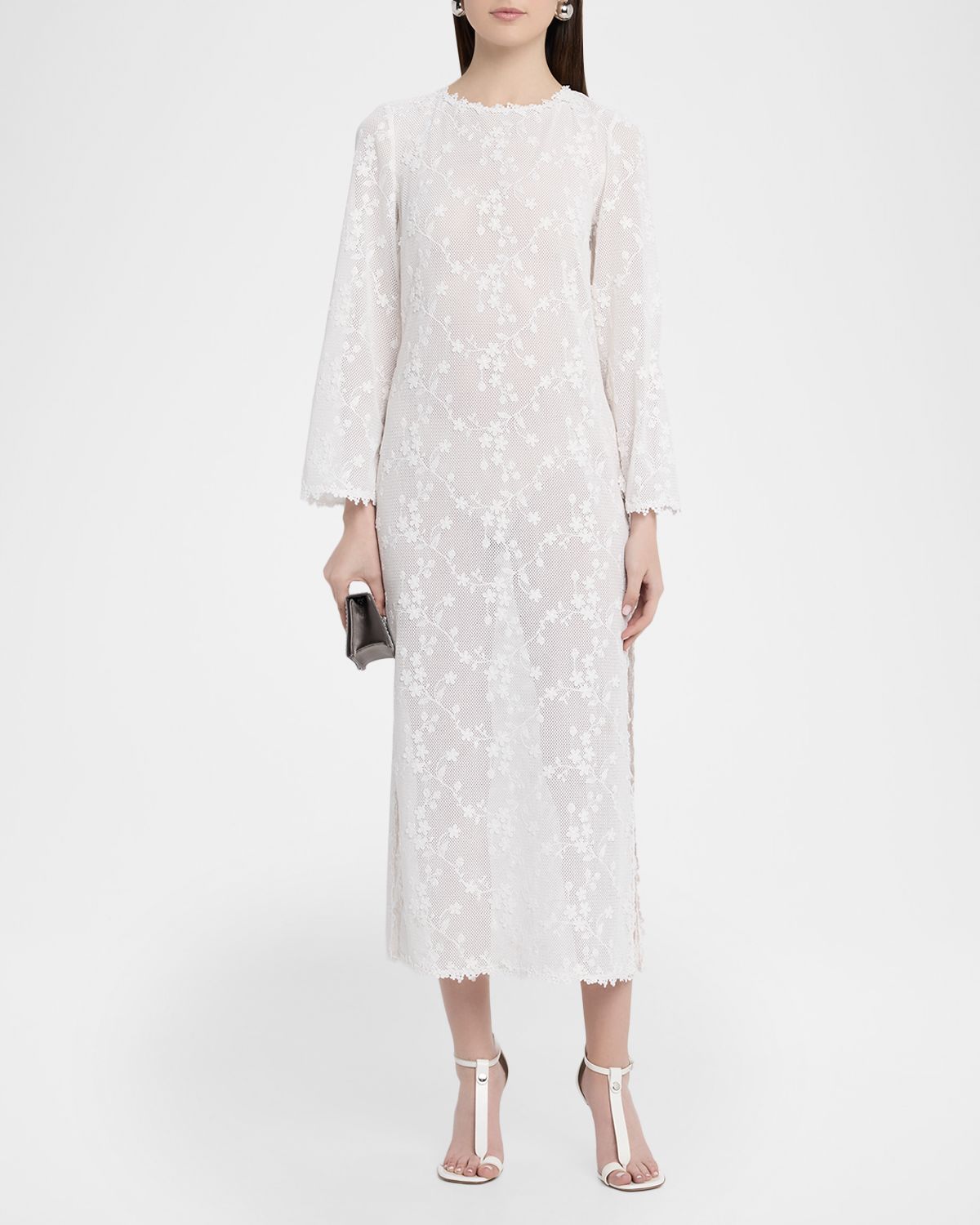 Kobi Halperin London Floral Lace Coverup Dress