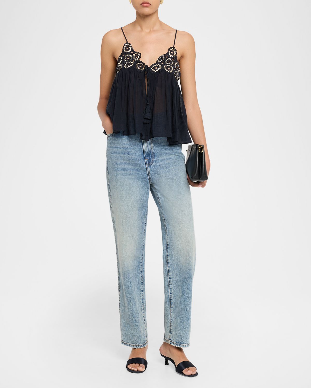 Ulla Johnson Alessia Embroidered Gauze Tank Top | Thumbnail 5 Ulla Johnson Alessia Embroidered Gauze Tank Top | Thumbnail 5
