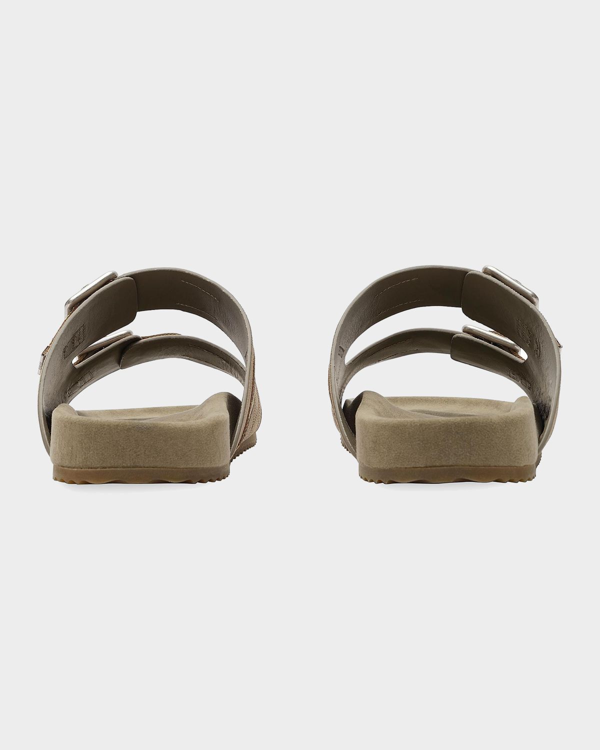 Burberry Men 's Urchin Check Suede Sandals - Men's Shoes