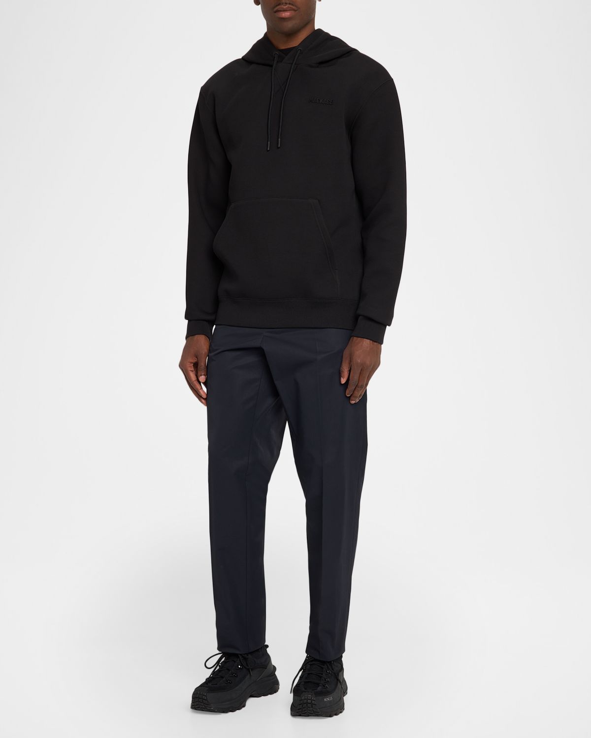 Mackage Men 's Kolton Double-Face Jersey Logo Hoodie