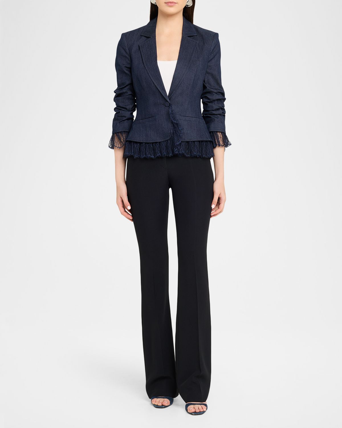 Cinq a Sept Roxie Le Petit Denim Blazer