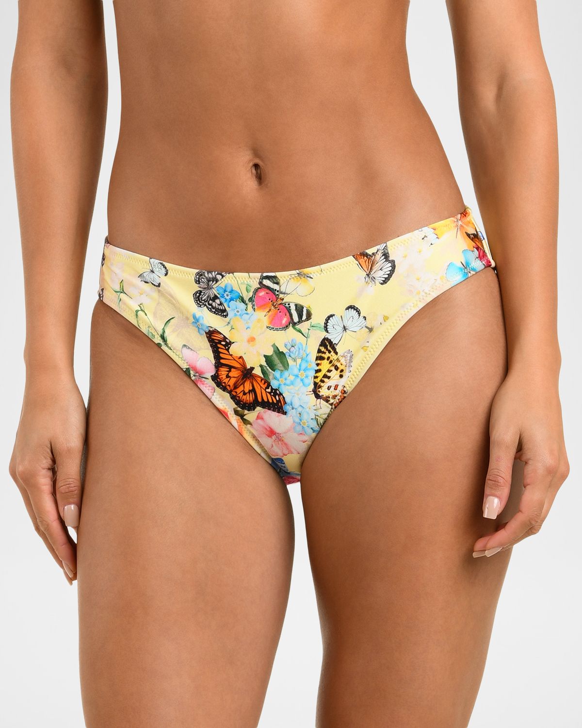L 'Agence Nicole Garden Butterflies Bikini Bottoms | Thumbnail 3 L 'Agence Nicole Garden Butterflies Bikini Bottoms | Thumbnail 3
