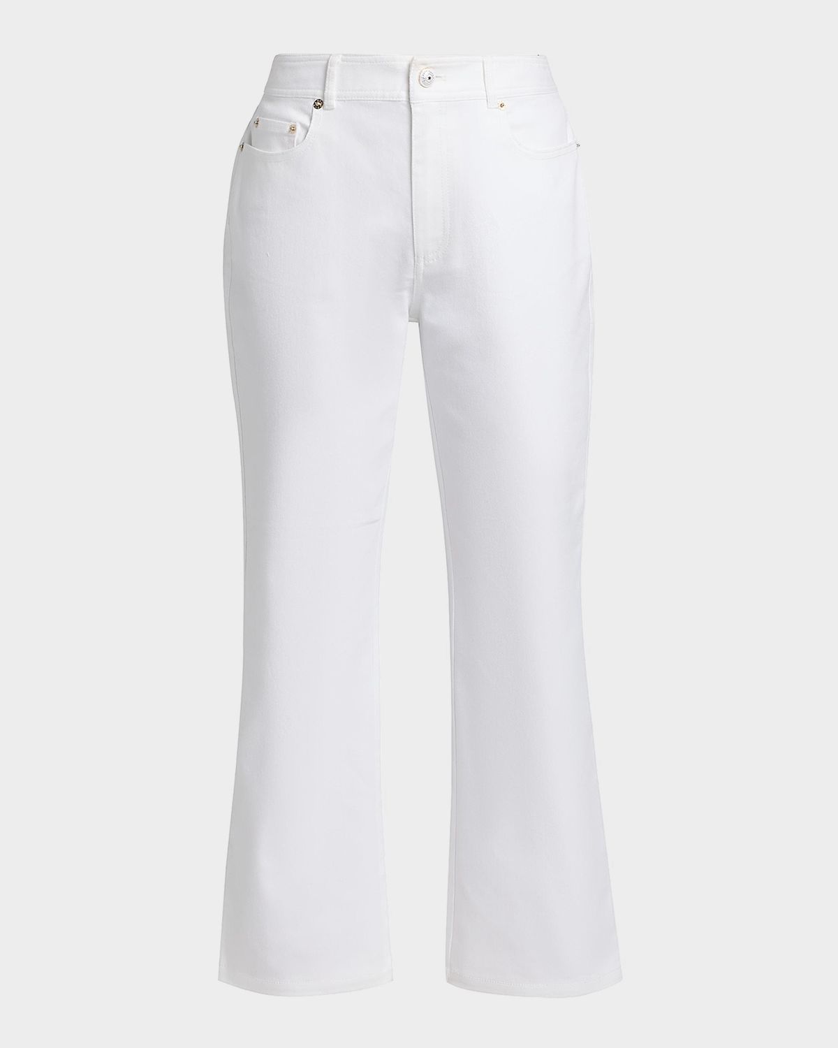 Cinq a Sept Stevie Lace Cropped Flare Jeans