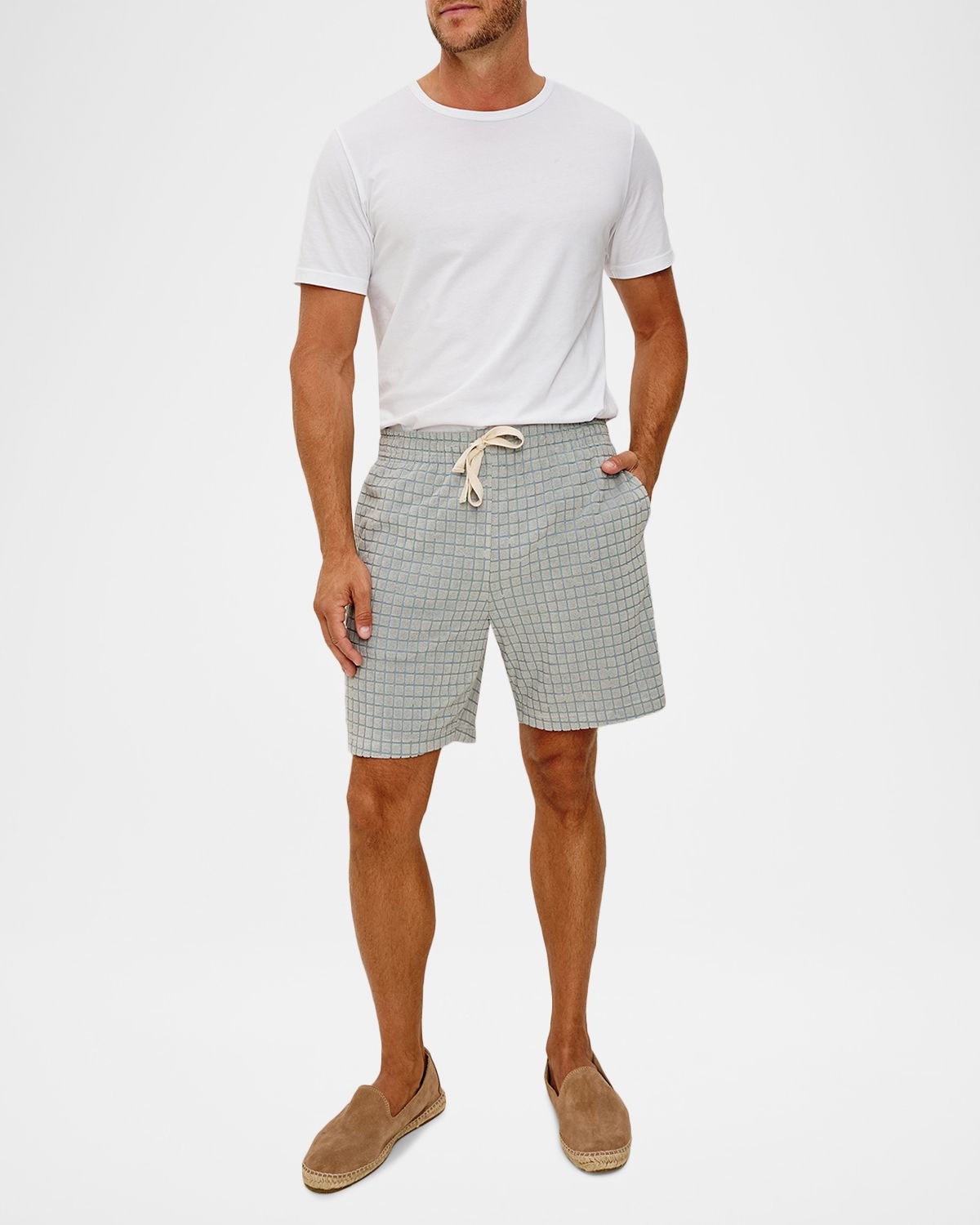 Rails Nova Drawstring Cotton-Blend Shorts
