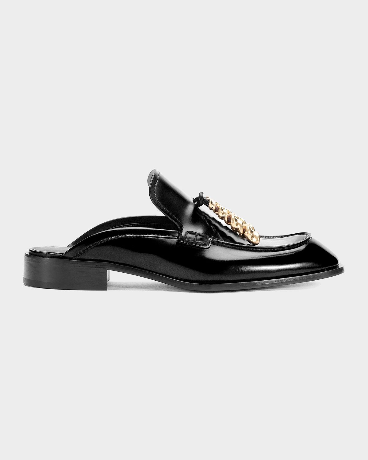 Loewe Edge Leather Loafer Mules | Thumbnail 4 Loewe Edge Leather Loafer Mules | Thumbnail 4