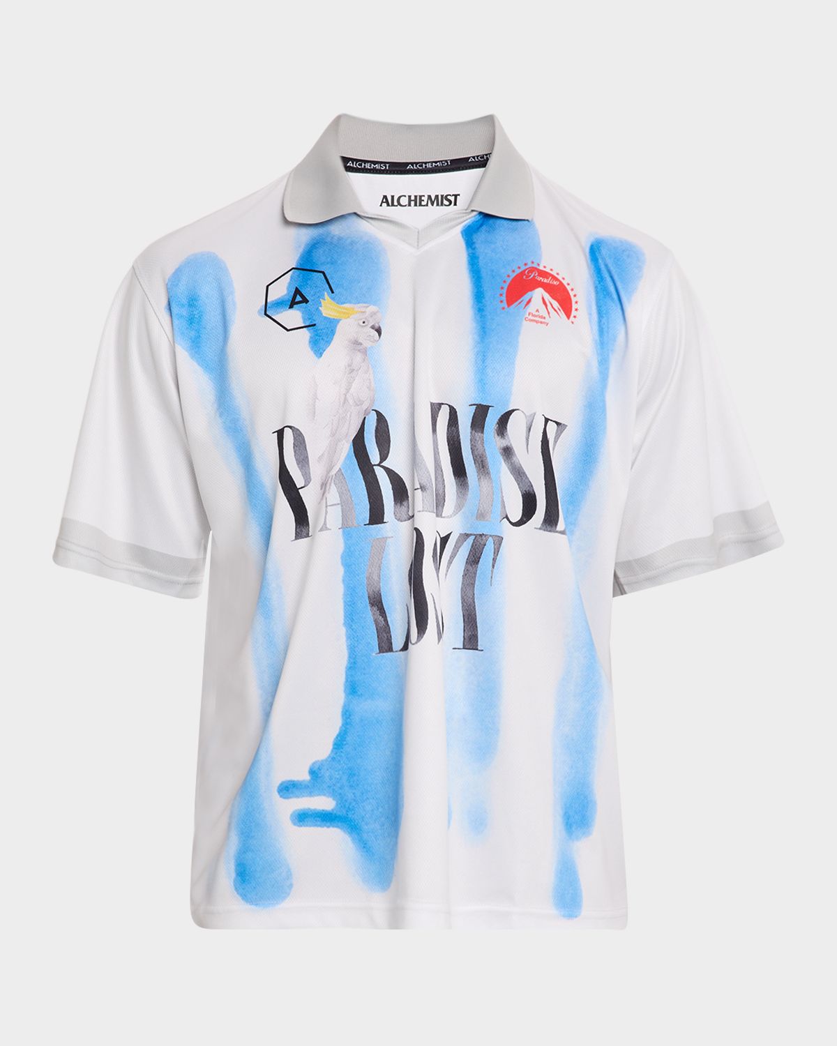 Alchemist Men 's Paradise Lost Graphic-Print Polo Shirt