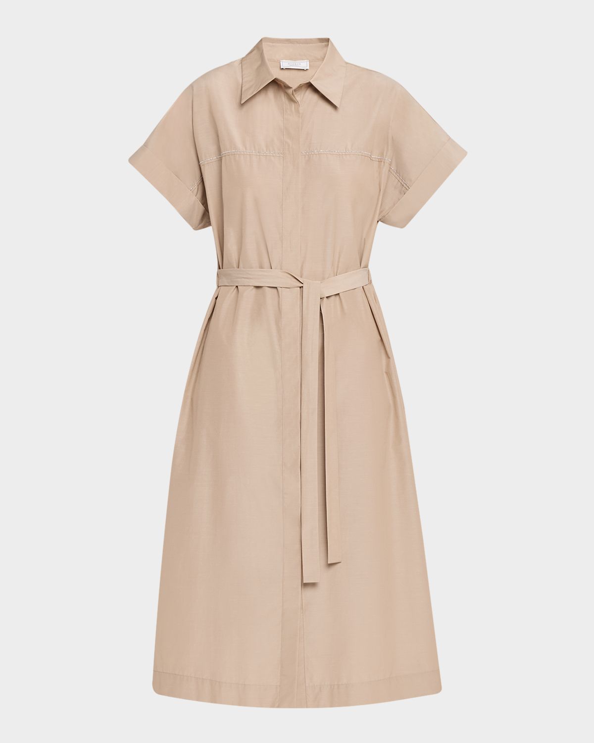 Peserico Tie-Waist Midi Shirtdress | Thumbnail 6 Peserico Tie-Waist Midi Shirtdress | Thumbnail 6