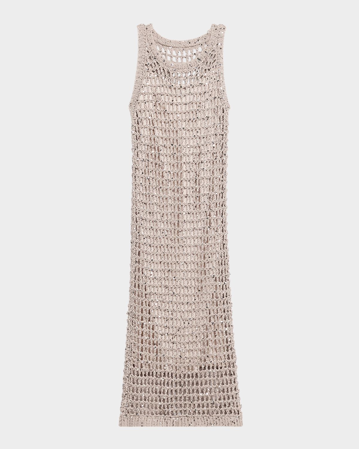 Peserico Embellished Open-Knit Cotton Midi-Dress | Thumbnail 6 Peserico Embellished Open-Knit Cotton Midi-Dress | Thumbnail 6